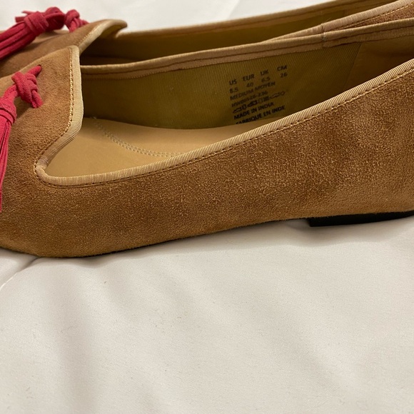 Hush Puppies Slip on shoes, tan with tassles - Picture 1 of 5